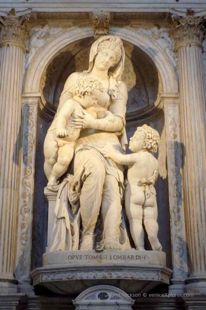 聖母子と小聖ヨハネ（1571年）トマソ・ロンバルド・ダ・ルガーノ作