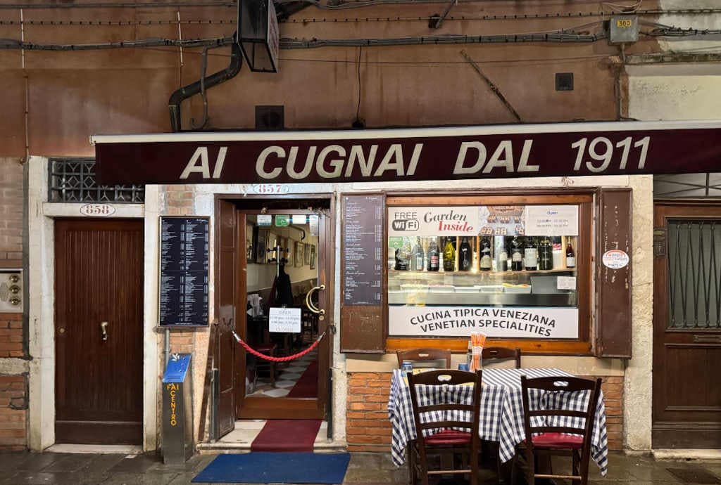 Trattoria ai Cugnai dal 1911